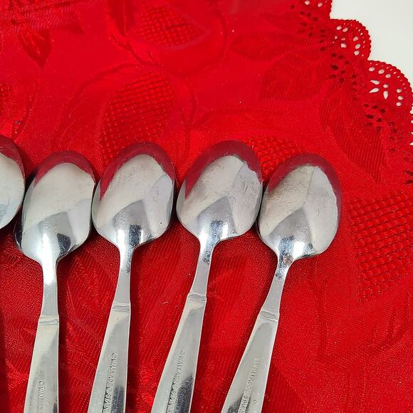 10X Mix Wallace WAS213 Stainless Forks N Spoons Flatware Heavy Solid Tbsp Tsp - Picture 15 of 16